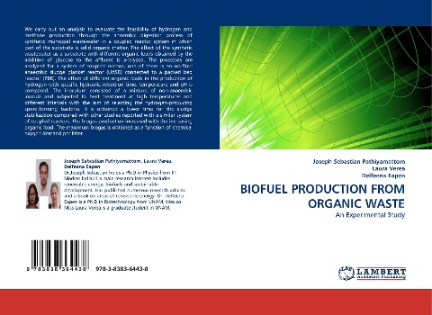 BIOFUEL PRODUCTION FROM ORGANIC WASTE: An Experimental Study