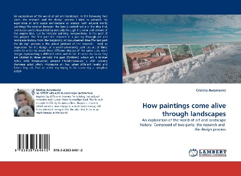 How paintings come alive through landscapes: An exploration of the world of art and landscape history. Composed of two parts: the research and  the design process