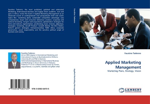 Applied Marketing Management: Marketing Plans, Strategy, Vision