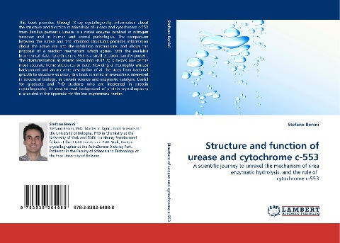 Structure and function of urease and cytochrome c-553: A scientific journey to unravel the mechanism of urea enzymatic hydrolysis, and the role of  cytochrome c-553