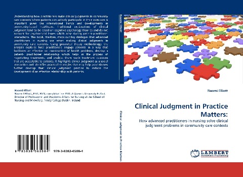 Clinical Judgment in Practice Matters:: How advanced practitioners in nursing solve clinical judgment problems in community care contexts