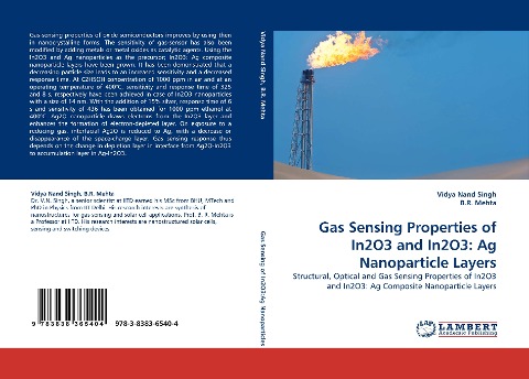 Gas Sensing Properties of In2O3 and In2O3: Ag Nanoparticle Layers: Structural, Optical and Gas Sensing Properties of In2O3 and In2O3: Ag Composite Nanoparticle Layers