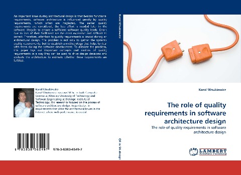 The role of quality requirements in software architecture design: The role of quality requirements in software architecture design