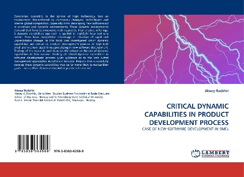 CRITICAL DYNAMIC CAPABILITIES IN PRODUCT DEVELOPMENT PROCESS: CASE OF NEW SOFTWARE DEVELOPMENT IN SMEs