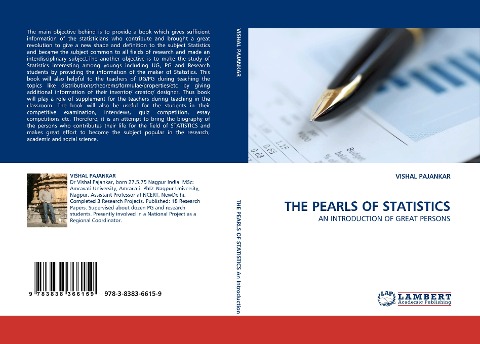 THE PEARLS OF STATISTICS: AN INTRODUCTION OF GREAT PERSONS