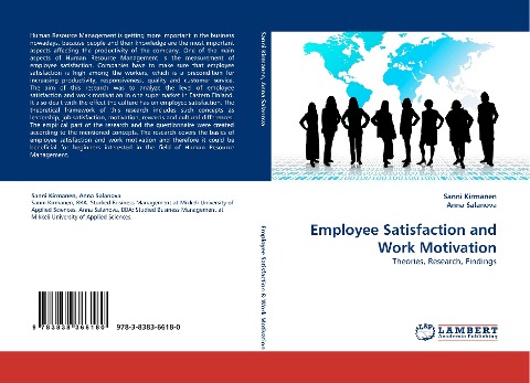 Employee Satisfaction and Work Motivation: Theories, Research, Findings