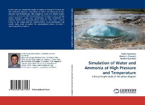 Simulation of Water and Ammonia at High Pressure and Temperature: a first principle study of the phase diagram