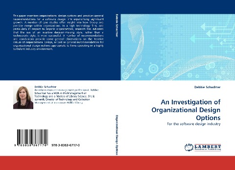 An Investigation of Organizational Design Options: For the software design industry