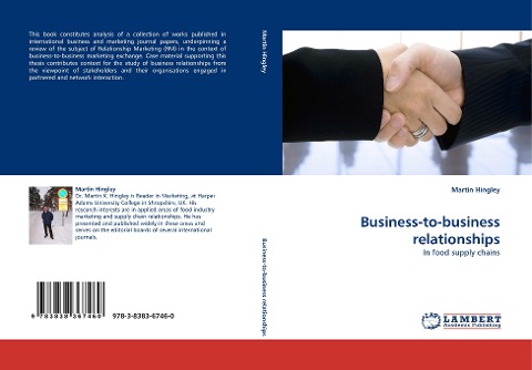 Business-to-business relationships: In food supply chains