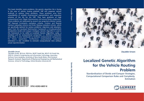 Localized Genetic Algorithm for the Vehicle Routing Problem: Standardization of Divide and Conquer Strategies, Computational Comparison Rules and Complexity  Estimation