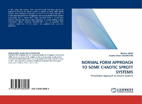 NORMAL FORM APPROACH TO SOME CHAOTIC SPROTT SYSTEMS: Perturbative Approach to Chaotic Systems