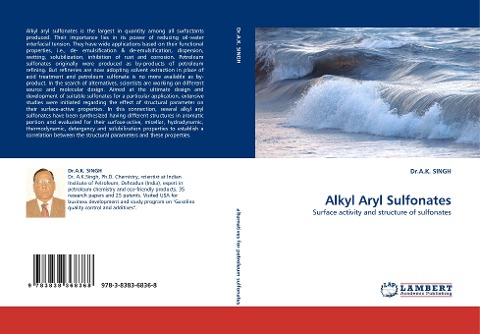 Alkyl Aryl Sulfonates: Surface activity and structure of sulfonates