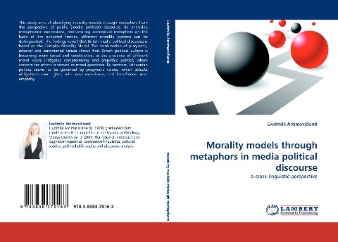 Morality models through metaphors in media political discourse: a cross-linguistic perspective
