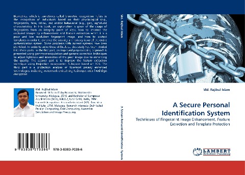 A Secure Personal Identification System: Techniques of Fingerprint Image Enhancement, Feature Extraction and Template Protection
