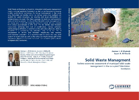 Solid Waste Managment: Techno-economic assessment of municipal solid waste management in the occupied Palestinian  territories