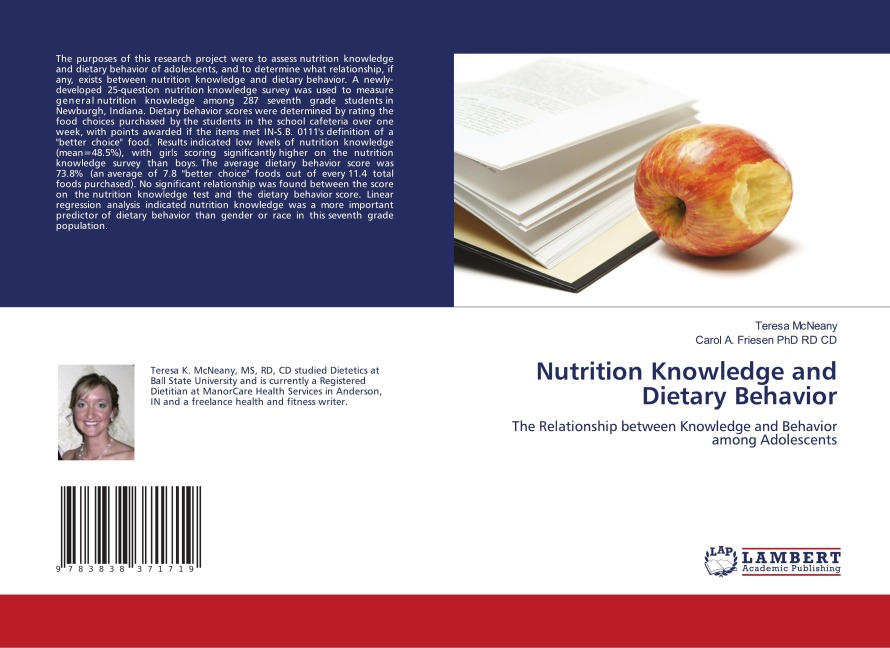 Nutrition Knowledge and Dietary Behavior: The Relationship between Knowledge and Behavior among Adolescents