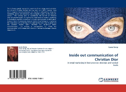 Inside out communication of Christian Dior: internal marketing in best practice: strategic and tactical levels