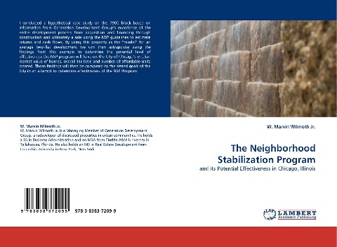 The Neighborhood Stabilization Program: and its Potential Effectiveness in Chicago, Illinois
