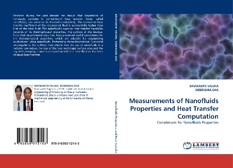 Measurements of Nanofluids Properties and Heat Transfer Computation: Correlations for Nanofluids Properties