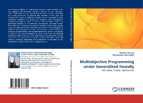 Multiobjective Programming under Generalized Invexity: Optimality, Duality, Applications