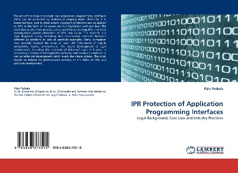 IPR Protection of Application Programming Interfaces: Legal Background, Case Law and Industry Practices