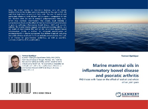 Marine mammal oils in inflammatory bowel disease and psoriatic arthritis: PhD thesis with focus on the effect of seal oil and whale oil on joint pain