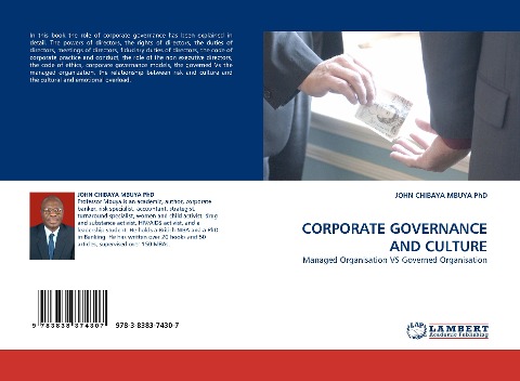 CORPORATE GOVERNANCE AND CULTURE: Managed Organisation VS Governed Organisation
