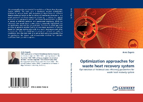 Optimization approaches for waste heat recovery system: Optimization of technical and efficiency parameters for waste heat recovery system