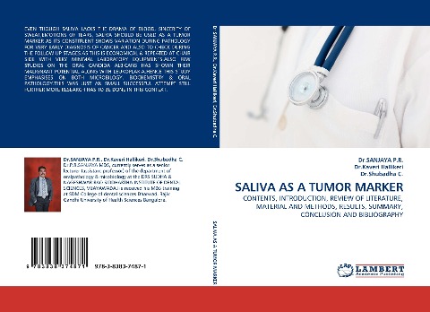 SALIVA AS A TUMOR MARKER: CONTENTS, INTRODUCTION, REVIEW OF LITERATURE, MATERIAL AND METHODS, RESULTS, SUMMARY, CONCLUSION AND BIBLIOGRAPHY