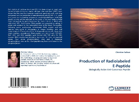 Production of Radiolabeled E-Peptide: Biologically Active Anti-Cancerous Peptide