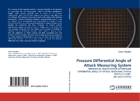 Pressure Differential Angle of Attack Measuring System: THEORATICAL INVESTIGATION OF PRESSURE DIFFERENTIAL ANGLE OF ATTACK MEASURING SYSTEM FOR FLUSH PORT  AIR DATA SYSTEM