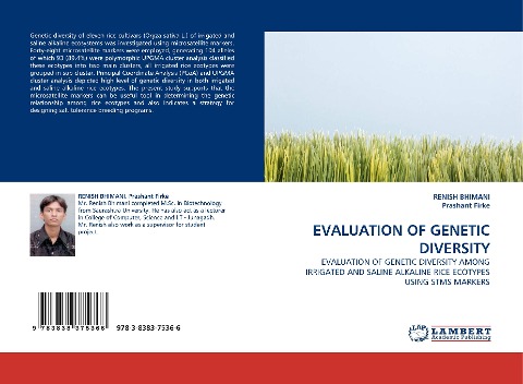 EVALUATION OF GENETIC DIVERSITY: EVALUATION OF GENETIC DIVERSITY AMONG IRRIGATED AND SALINE ALKALINE RICE ECOTYPES USING STMS MARKERS