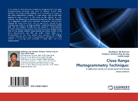 Close Range Photogrammetry Technique:: A validation study on craniofacial soft tissue measurement