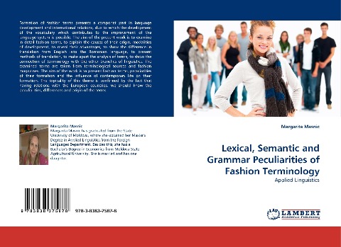 Lexical, Semantic and Grammar Peculiarities of Fashion Terminology: Applied Linguistics