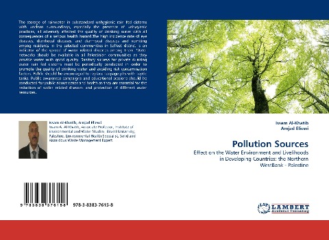 Pollution Sources: Effect on the Water Environment and Livelihoods in Developing Countries: the Northern WestBank - Palestine