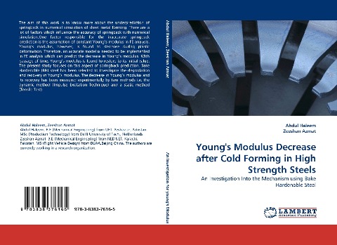 Youngs Modulus Decrease after Cold Forming in High Strength Steels: An Investigation Into the Mechanism using Bake Hardenable Steel