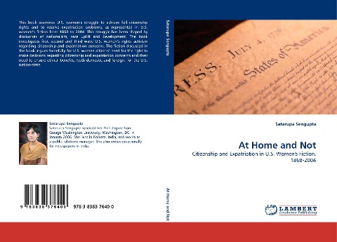 At Home and Not: Citizenship and Expatriation in U.S. Womens Fiction, 1868-2004