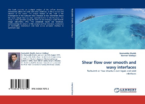Shear flow over smooth and wavy interfaces: Turbulent air flow structure over liquid and solid interfaces