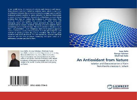 An Antioxidant from Nature: Isolation and Characterization of Rutin from Pavetta crassipes K. Schum