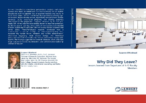 Why Did They Leave?: Lessons Learned from Departures of K-12 Faculty Members
