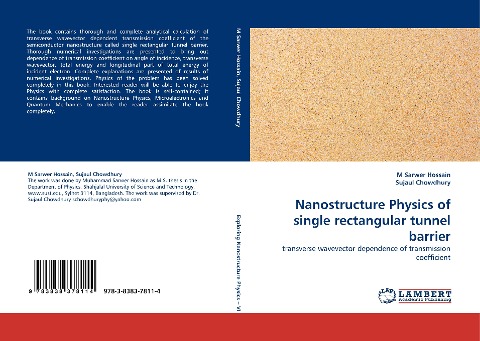 Nanostructure Physics of single rectangular tunnel barrier: transverse wavevector dependence of transmission coefficient