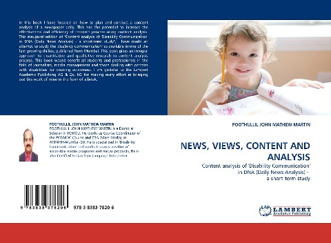 NEWS, VIEWS, CONTENT AND ANALYSIS: Content analysis of Disability Communication in DNA (Daily News Analysis) -  a short-term study