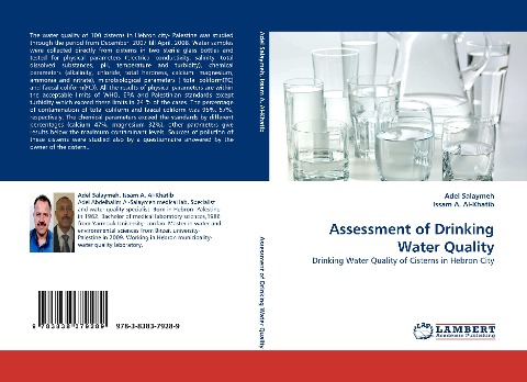 Assessment of Drinking Water Quality: Drinking Water Quality of Cisterns in Hebron City