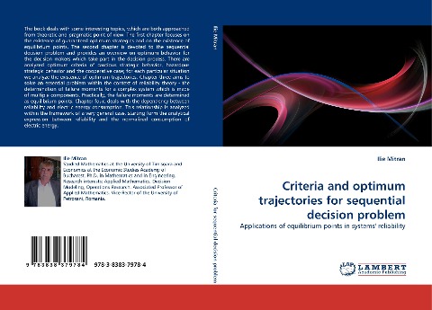 Criteria and optimum trajectories for sequential decision problem: Applications of equilibrium points in systems reliability