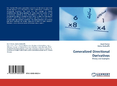 Generalized Directional Derivatives: Theory and Examples