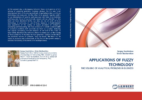 APPLICATIONS OF FUZZY TECHNOLOGY: THE SOLVING OF ANALYTICAL PROBLEMS IN BUSINESS