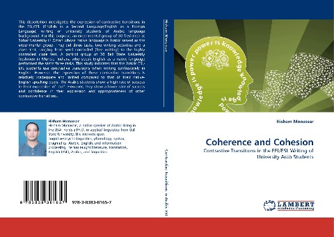 Coherence and Cohesion: Contrastive Transitions in the EFL/ESL Writing of University Arab Students