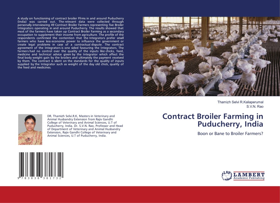 Contract Broiler Farming in Puducherry, India: Boon or Bane to Broiler Farmers?