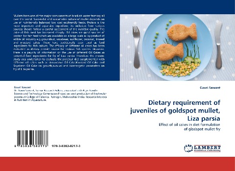 Dietary requirement of juveniles of goldspot mullet, Liza parsia: Effect of oil cakes in diet formulation of glodspot mullet fry