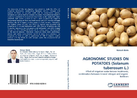 AGRONOMIC STUDIES ON POTATOES (Solanum tuberosum L.): Effect of irrigation water tension treatments, combination between mineral nitrogen and organic  fertilizers